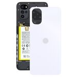 Coperchio posteriore della batteria originale per Motorola Moto G22 (bianco)