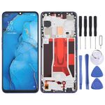 Schermo LCD originale per OPPO Reno3 5G/Reno3 Youth/F15/Find X2 Lite/K7 5G digitalizzatore assemblaggio completo con cornice (blu)