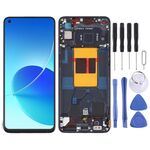 Schermo LCD originale per OPPO Reno6 5G PEQM00 CPH2251 digitalizzatore assemblaggio completo con cornice (nero)