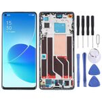 Schermo LCD originale per OPPO Reno6 Pro 5G PEPM00 CPH2249 digitalizzatore assemblaggio completo con cornice (verde)
