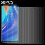 50 pezzi 0,26 mm 9H di vetro temperato 2,5D per Tecno Spark 9 Pro