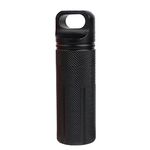 2 PC in lega di alluminio full wapc waterproof lattine attrezzatura di sopravvivenza esterna (nero)