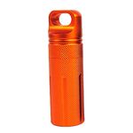 2 PC in lega di alluminio full wapc waterproof lattine attrezzatura di sopravvivenza esterna (arancione)