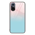 Per Huawei Nova 9 Custodia per telefono in vetro colorato colorato (cielo blu)