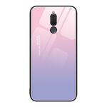 Per Huawei Maimang 6 Custodia per telefono in vetro colorato colorato (cielo viola)