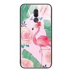 Per Huawei Maimang 6 Custodia per telefono in vetro colorato colorato (Flamingo)