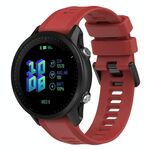 Per Garmin Forerunner 955 cinturino in twill di silicone da 22 mm (rosso)