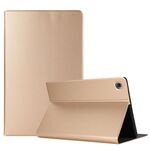 Per texture artigianali di tensione aria del pad Oppo TPU TPU Flip in pelle (oro)