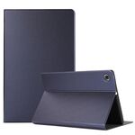 Per texture artigianale di tensione aria del pad Oppo TPU TPU Flip Leathet Case (blu scuro)