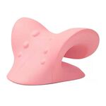 Collo Spalla Barella Relaxer Cervicale Chiropratica Trazione Dispositivo Cuscino (Rosa)