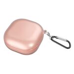 Custodia auricolare TPU ad alta trasparente per Samsung Galaxy Buds Pro/Live (Oro rosa)