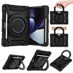 Per Armatura OPPO Contrasto Colore silicone + Case di tablet per PC (nero)