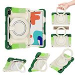 Per onore V6/Tablet V7 Armatura Contrasto Colore silicone + Case di tablet per PC (verde colorato)