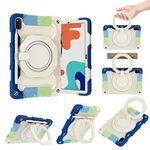 Per onore V6/Tablet V7 Armatura Contrasto Colore silicone + PC Tablet Case (colorato blu)