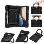 Per onore tablet v7 pro armatura a contrasto silicone + tablet cottetto (nero)