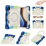 Per onore tablet v7 pro armatura contrasto colore silicone + tablet per il blu colorato)