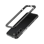Per Samsung Galaxy S22 + 5G Aurora Series Protectory + Metal Frame Protective Telefono (Black Silver)