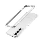 Per Samsung Galaxy S22 + 5G Aurora Series Protector Lens + Metal Frame Protective Telefono (Silver)