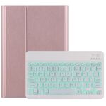 Per Lenovo Tab M10 HD Gen 2 Backlight Bluetooth Tablet tablet in pelle bluetooth (rosa oro)