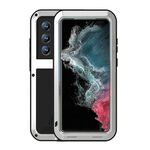 Per Samsung Galaxy S22 Ultra 5G Love Mei Metal Shock Auro prova impermeabile al telefono protettivo (argento)