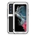 Per Samsung Galaxy S22 Ultra 5G Love Mei Metal Shock Auro prova impermeabile al telefono protettivo (bianco)