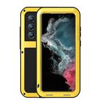 Per Samsung Galaxy S22 Ultra 5G Love Mei Metal Shock Auro prova impermeabile al telefono protettivo (giallo)