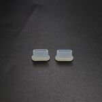 2 set tappo di polvere di ricarica del telecomando del corpo drone per DJI Mini 3 Pro (trasparente)