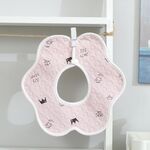 2 pezzi sottile garza di cotone impermeabile a 360 gradi rotanti rotanti (rosa)