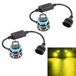 1 coppia H11 27W / DC12V Auto in alluminio LED lampeggiante LED (Luce d'oro)