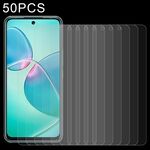 50 pezzi 0,26 mm 9H di vetro temperato 2,5D per Infinix Hot 12 Play