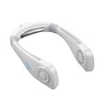 Aromatherapy senza foglie di raffreddamento fogliare ventola per collo appeso mini ventola portatile USB (bianco)