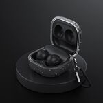 Custodia protettiva in polvere Flash TPU auricolare Bluetooth per Samsung Galaxy Buds2/Pro/Live (Black glitter)