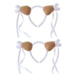 2 pezzi Ringraziamento Gambe Gambe Punteggi Fibbia della testa della testa, stile: pizzo