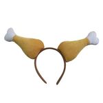 2 pezzi Ringraziamento Gambe Gambe Punteggi Fibbia della testa della fascia per la testa, stile: grande