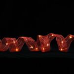Ornamento di Natale a doppia luce a doppia luce fenomali a corda di corda, specifica: 2m (luce calda rossa)