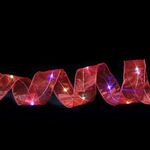 Ornamento natalizio a doppia luce a corda di corda di corda, specifica: 2m (luce di colore rosso)