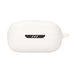 Custodia protettiva in silicone auricolare Bluetooth per JBL Live Free 2 TW (bianco)