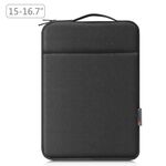 Sacca per valigetta con cerniera per maniche per maniche per laptop Hawel con manico per laptop da 15-16,7 pollici (nero)