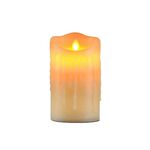 Luci di candele elettroniche a LED Halloween Articoli di decorazione natalizia, dimensioni: 7,5x12,5 cm (lacrime di plastica Luci di candele)