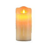 Luci di candele elettroniche a LED Halloween Articoli di decorazione natalizia, dimensioni: 7,5x17,5 cm (lacrime di plastica Luci a candela)