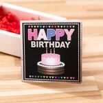 Print a colori abbronzanti quadrati da 100 pezzi, grazie biglietti di auguri (5)