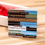 Print a colori abbronzanti quadrati da 100 pezzi, grazie biglietti d'auguri (6)