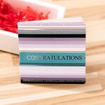 Print a colori abbronzanti quadrati da 100 pezzi, grazie biglietti d'auguri (8)