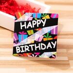 Print a colori abbronzanti quadrati da 100 pezzi, grazie biglietti di auguri (13)