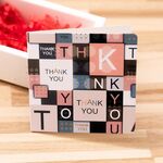 Print a colori abbronzanti quadrati da 100 pezzi, grazie biglietti di auguri (15)