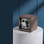 Orologio da shaker meccanico automatico USB ruota la scatola di archiviazione Places, colore: 1 orologio nero