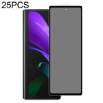 25 pezzi Copertura completa Film di vetro temperato antide-patto per Samsung Galaxy Z Fold2 5G