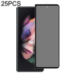 25 pezzi Copertura completa Film di vetro temperato antim-rimozione per Samsung Galaxy Z Fold3 5G