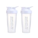 2 pezzi YZ025 600 ml Coppa di acqua trasparente multifunzionale (bianco)