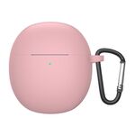 Custodia protettiva in silicone liquido auricolare Bluetooth per aria viva (rosa)